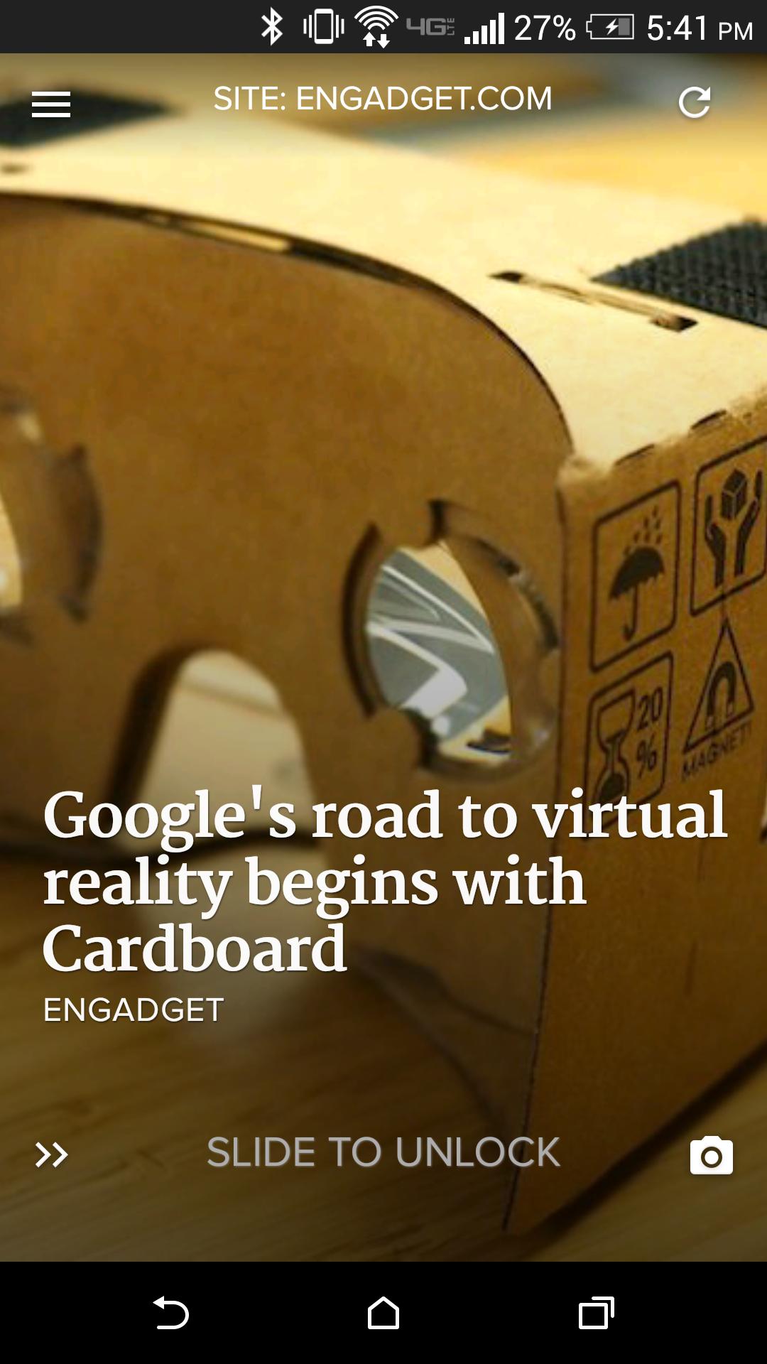 LockFeed: Lock Screen News