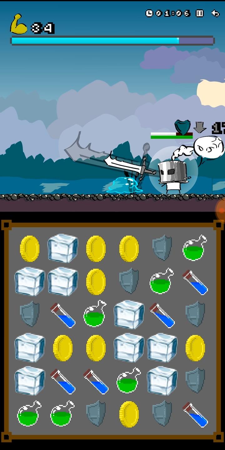 Silent Hero: Match 3 Puzzle Action RPG