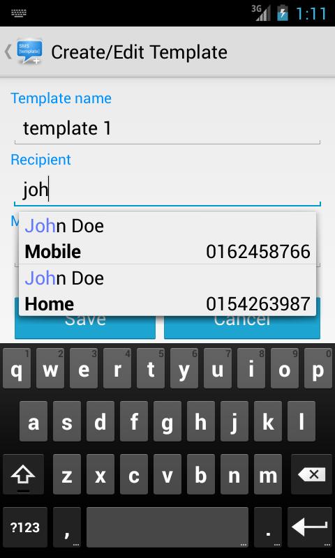 SMS Template Plus Free