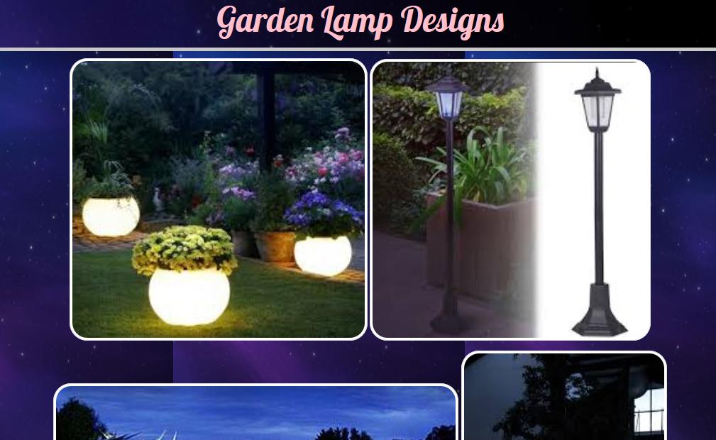 Garden Lamp Designs