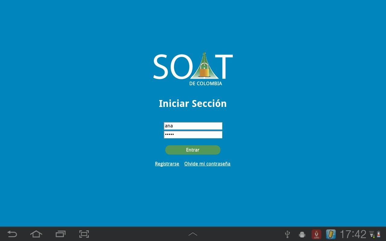 Soat de Colombia Tablet