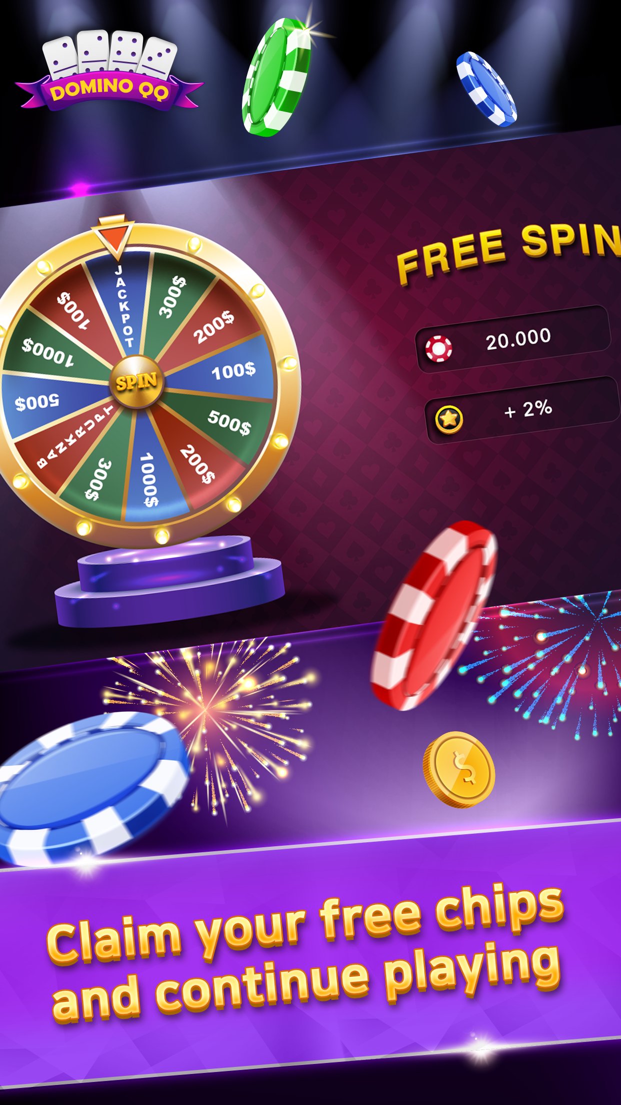 Domino QiuQiu Nesia-KiuKiu 99 Gaple QQ Game Online