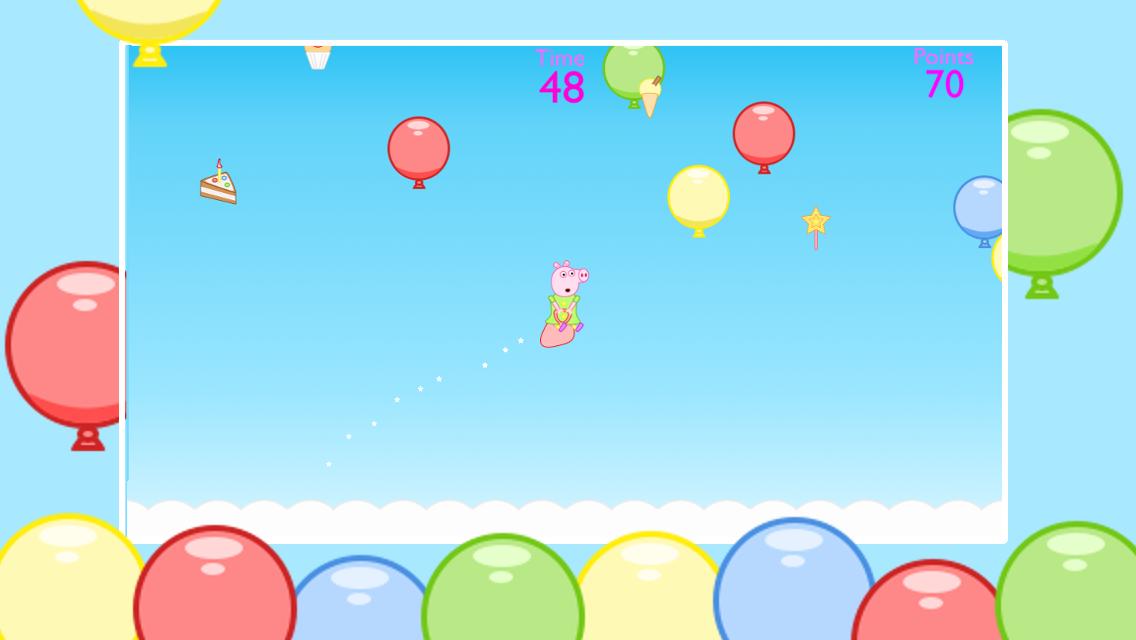 Rosie The Pig - Balloon Bounce