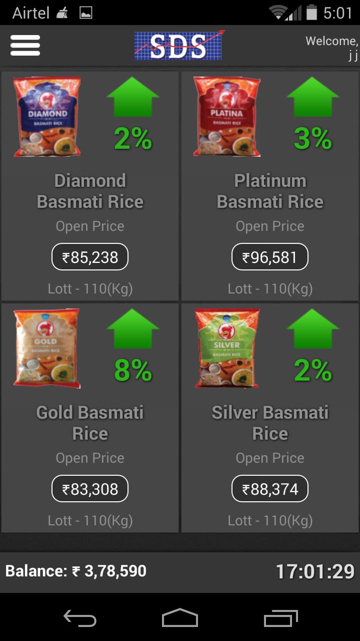 SDS Commodity Online Auction