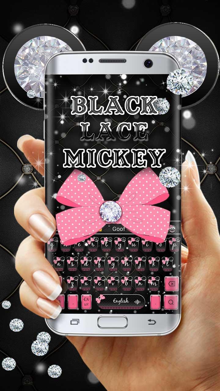 Black Lace pink minny keyboard
