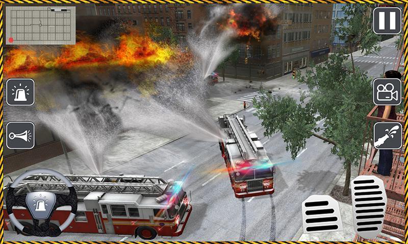 Fire Driver Truck City Rescue