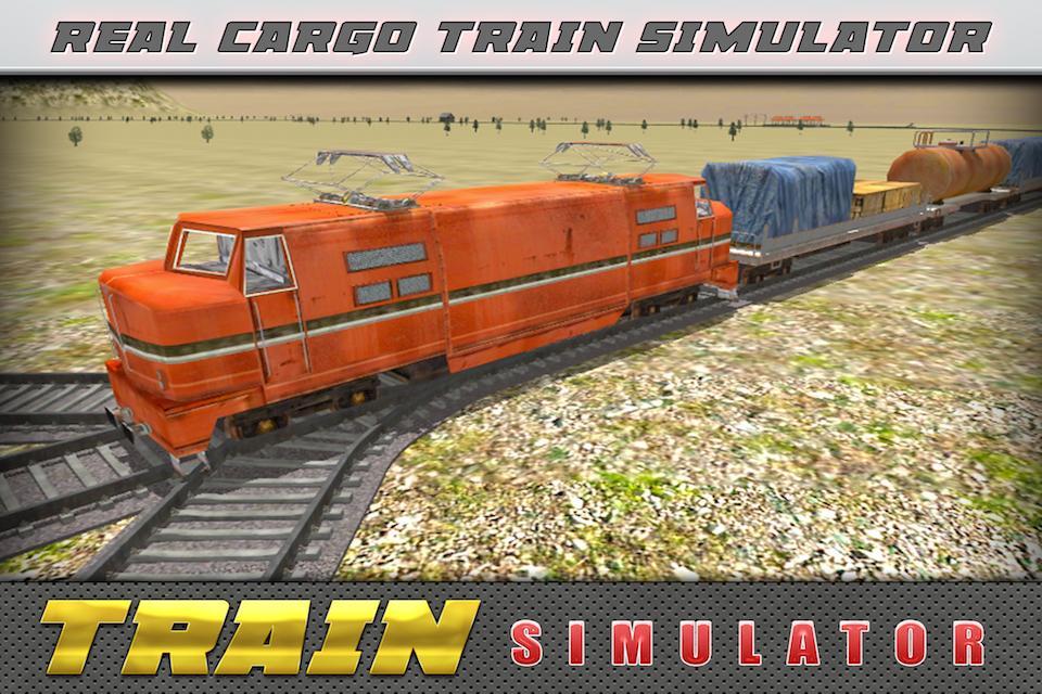 Cargo Transporter Train Sim 3D