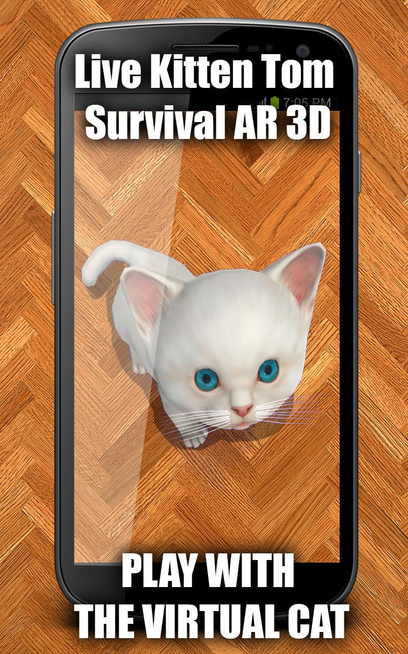 Live Kitten Tom Survival AR 3D
