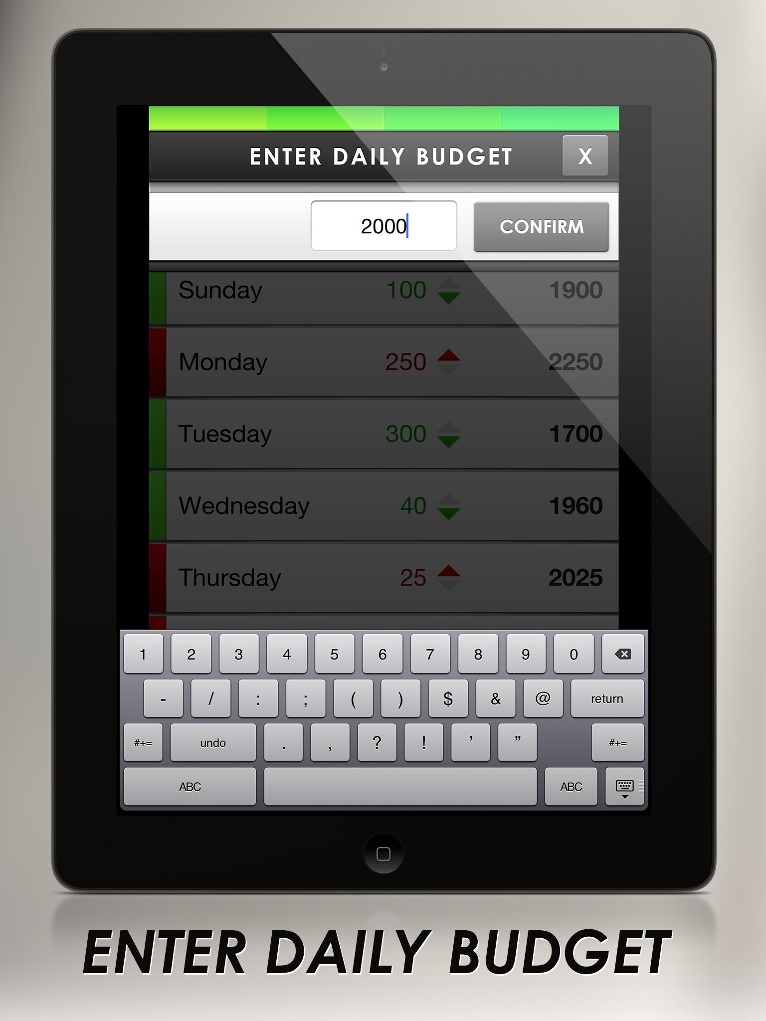 Simple Calorie & Point Counter