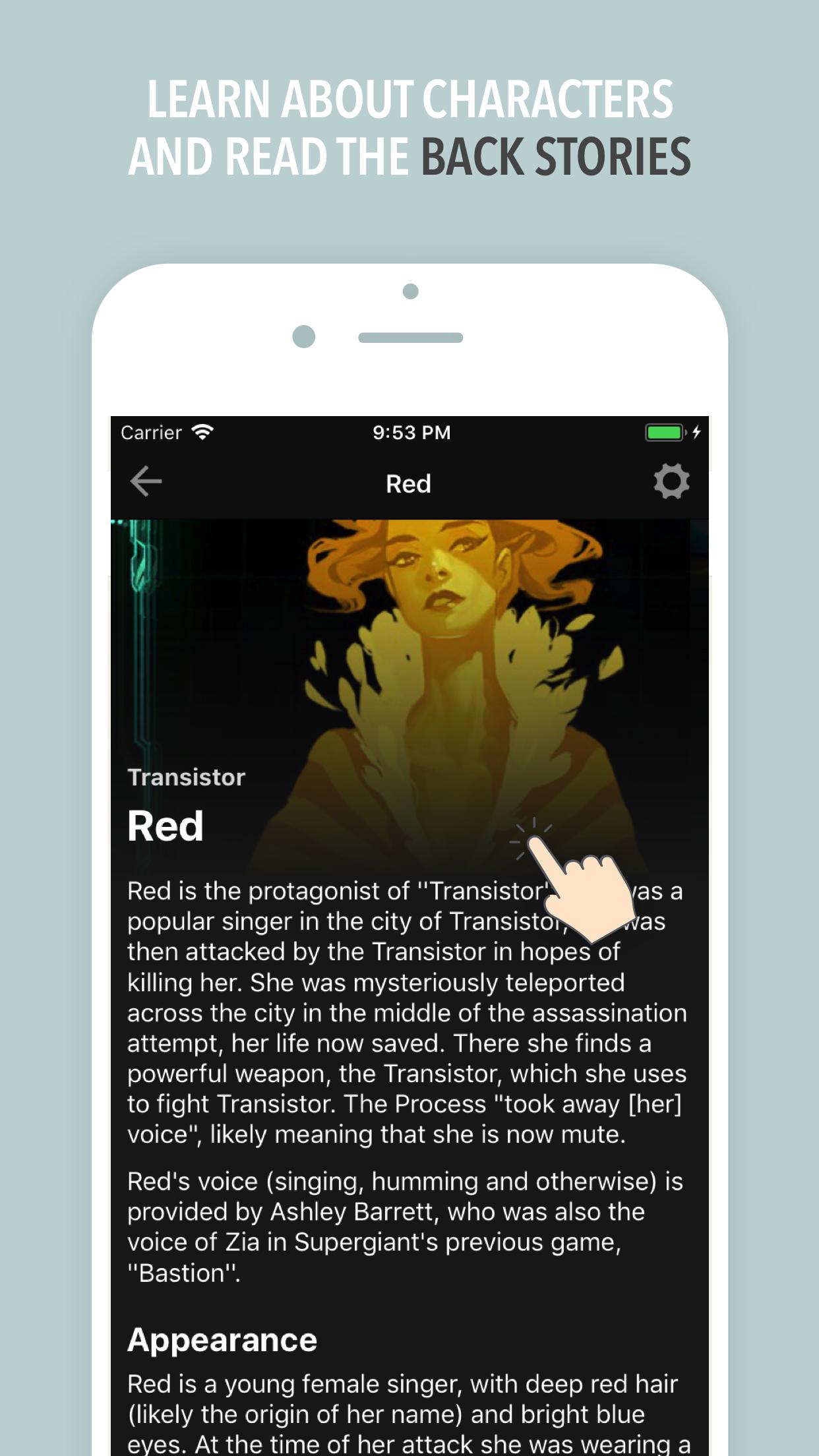 Lore: Transistor Game - Story Guide and Trivia
