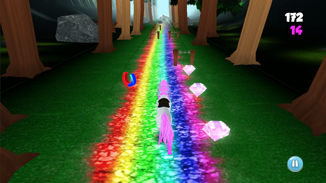 Unicorn Dash Jungle Run 3D