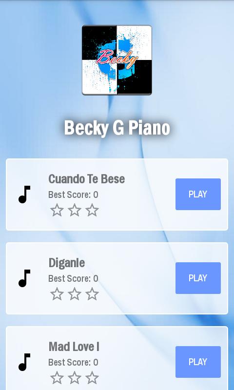 Becky G Piano