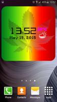 Ganja Weed Digital Clock