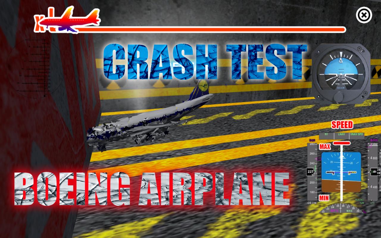 Crash Test Boeing Airplane