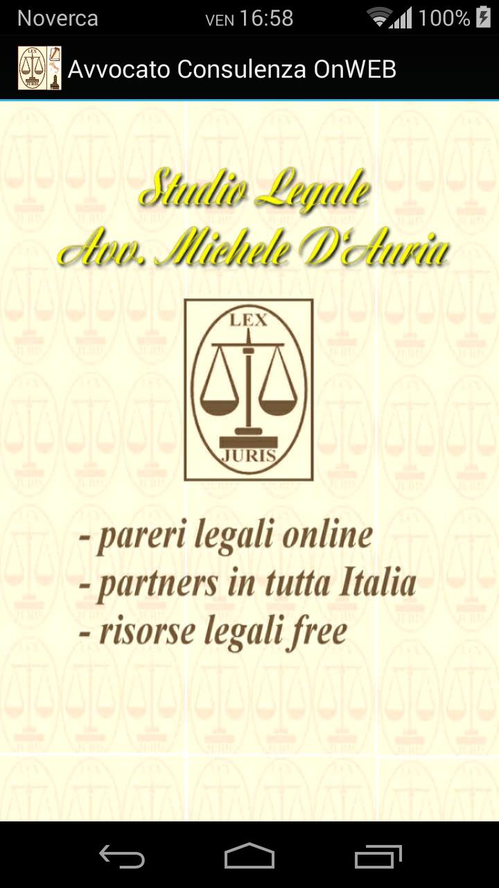 Avvocato Consulenza Legale WEB