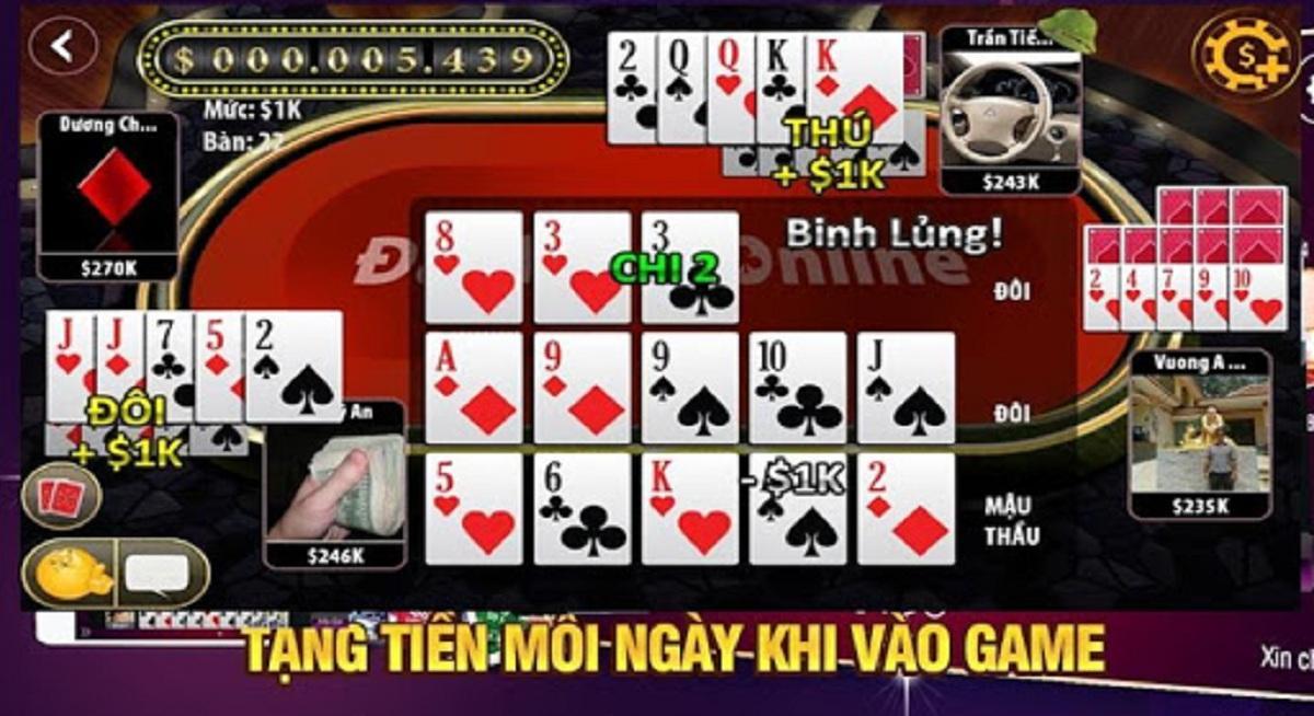 Game danh bai doi the - Game bai doi thuong