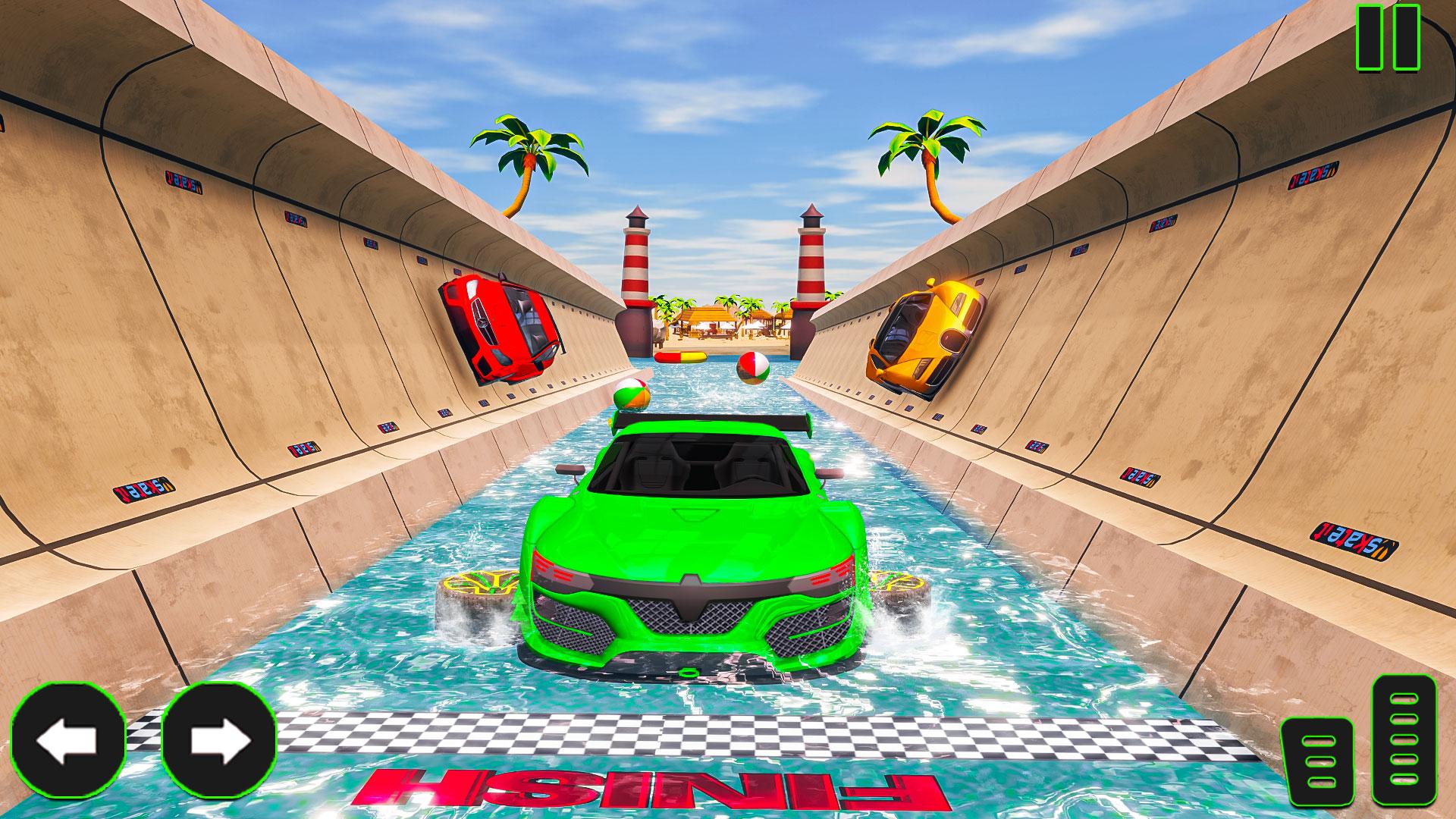 water car surfer racing stunts