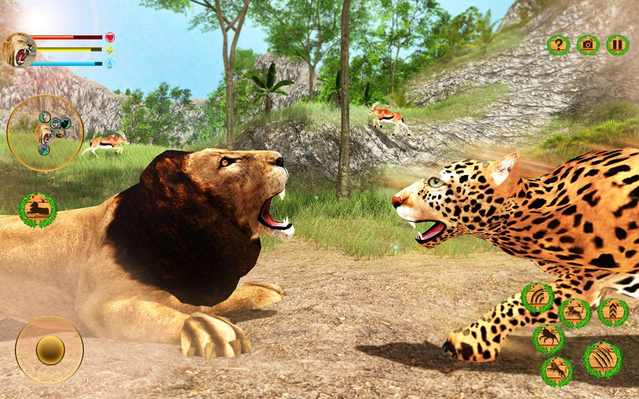 Lion Simulator Attack 3d Game