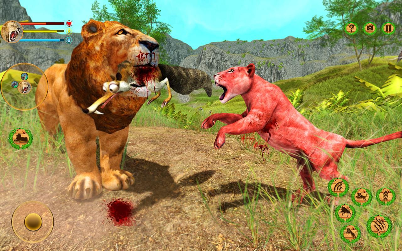 Lion Simulator Attack 3d Game