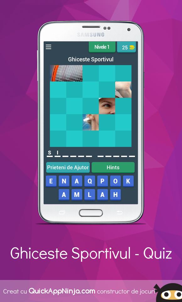 Ghiceste Sportivul - Quiz