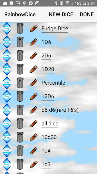 Dice Roller 3D: Rainbow Dice