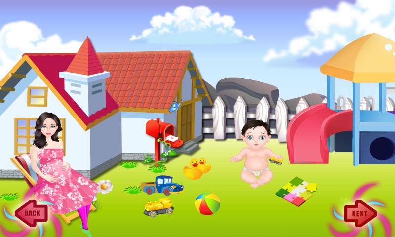 Change Diaper And Feeding Baby