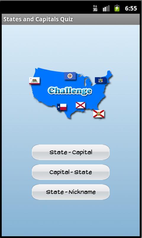 States and Capitals Quiz