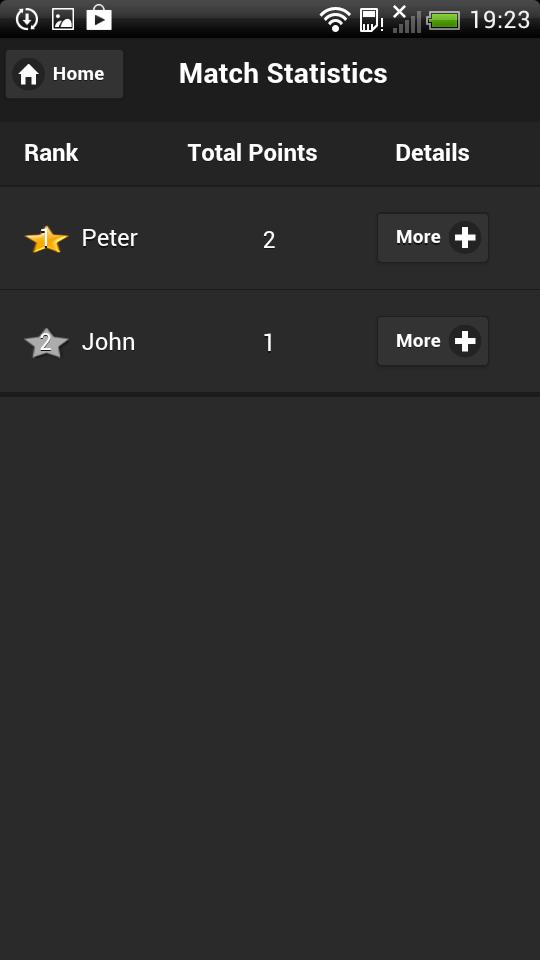 Darts Spring Scoreboard