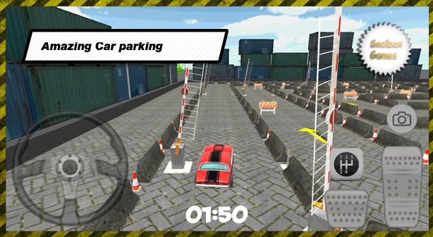 Real Red Car Parking