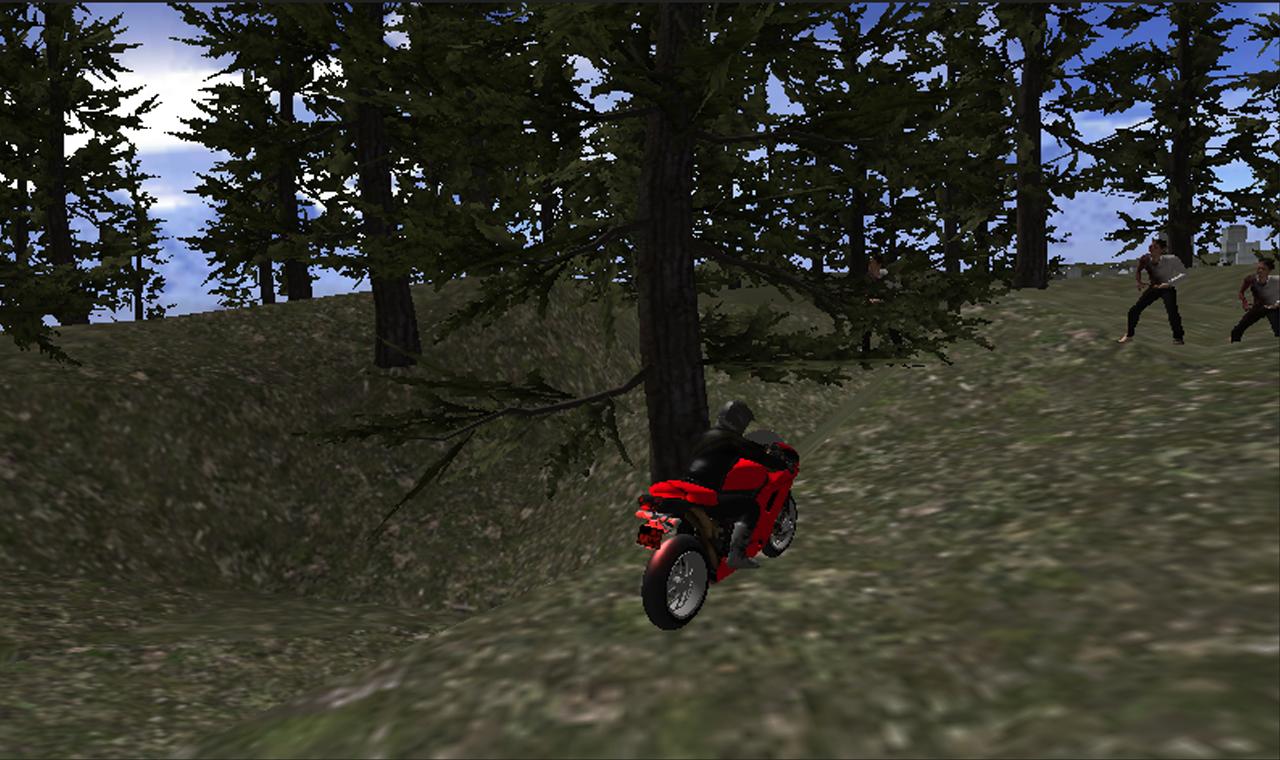 Zombie City : Motorcycle Race