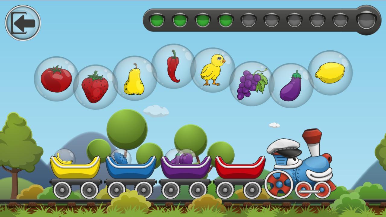 Rainbow Train: teach colors lv