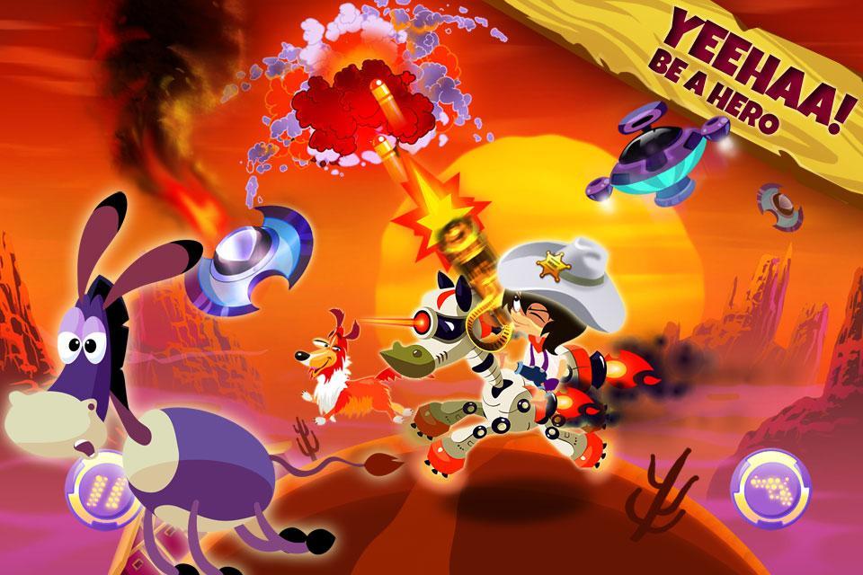 Cowboys vs UFO: Alien shooter