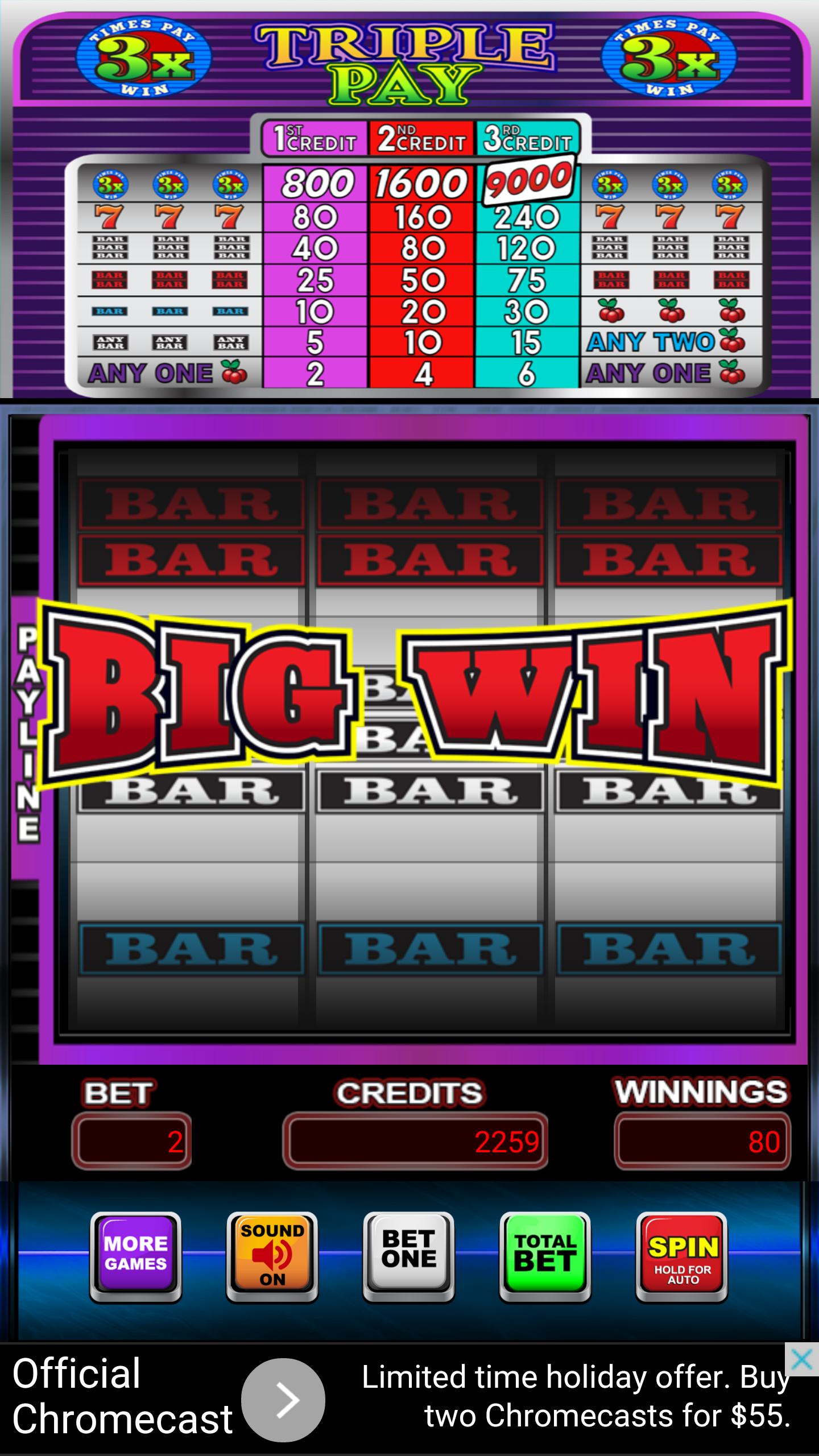Triple Pay 3X Casino Slots