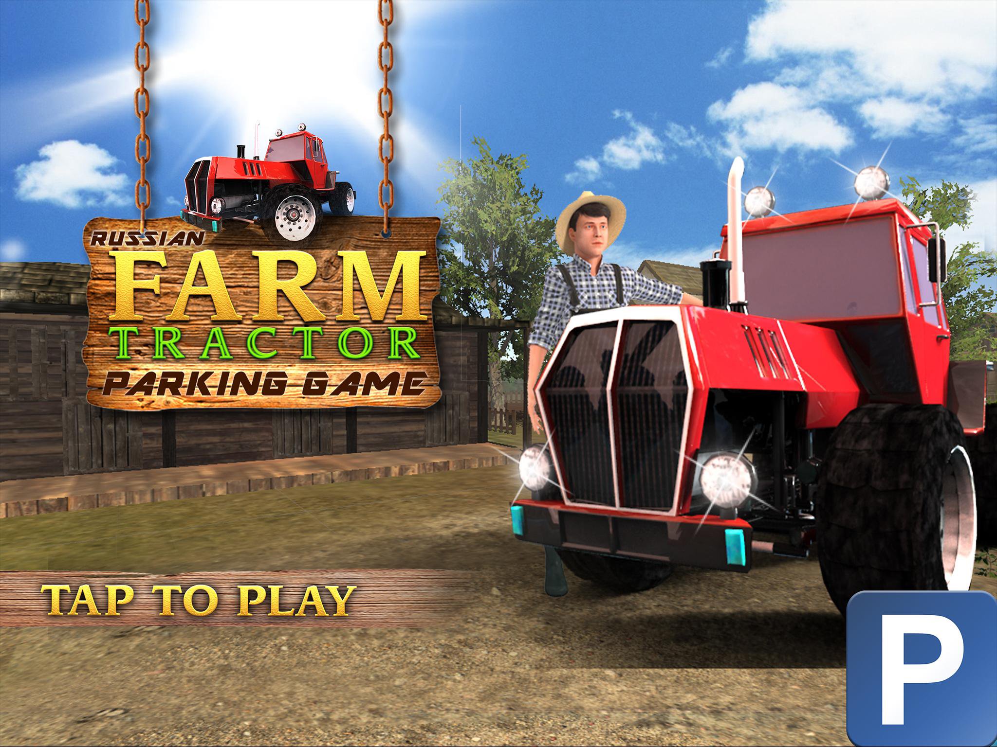 Tractor Farm Driving & Parking