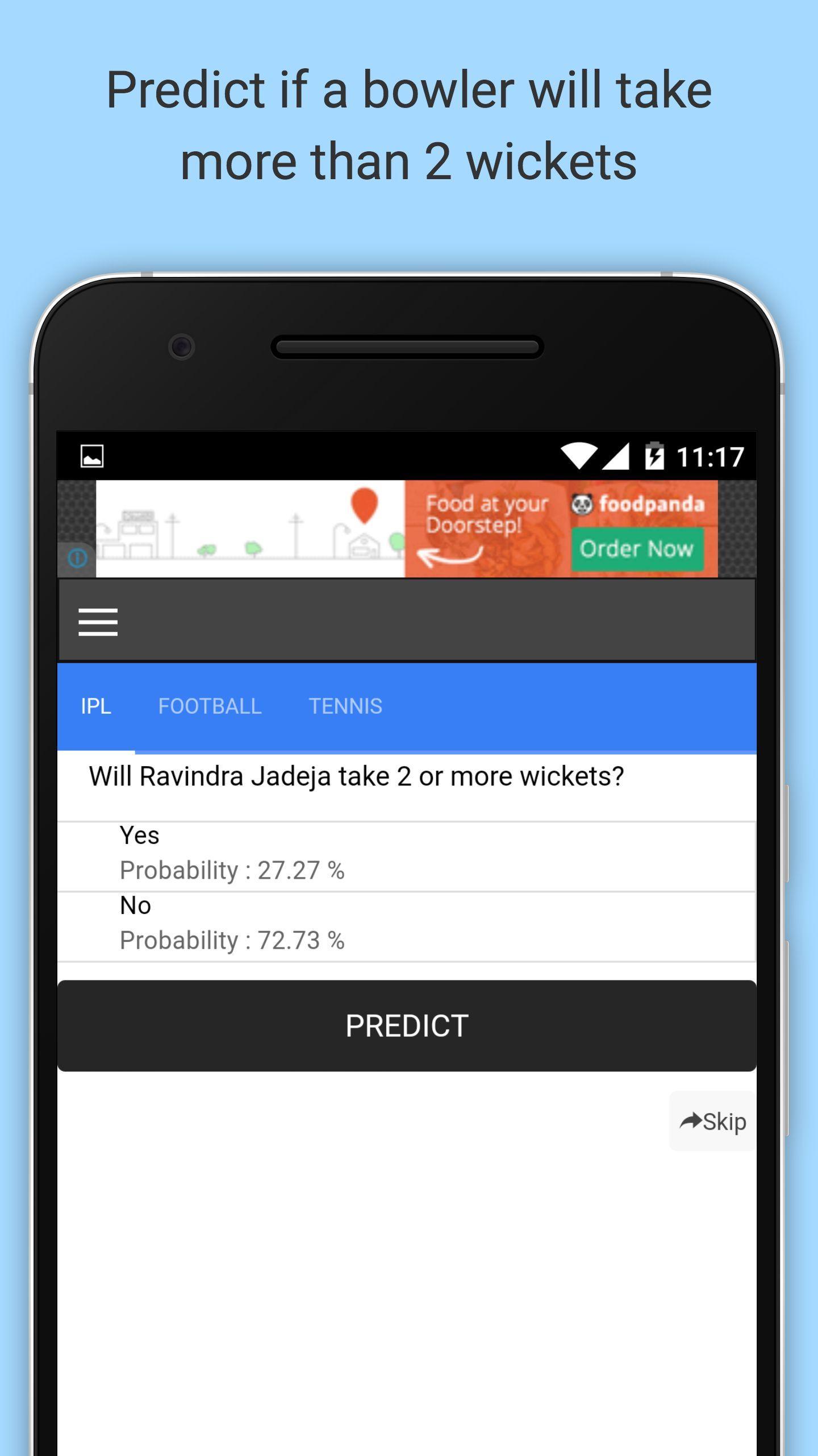 Prediction Game for I.P.L 2016