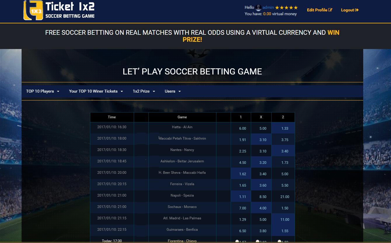 Soccer Betting Game