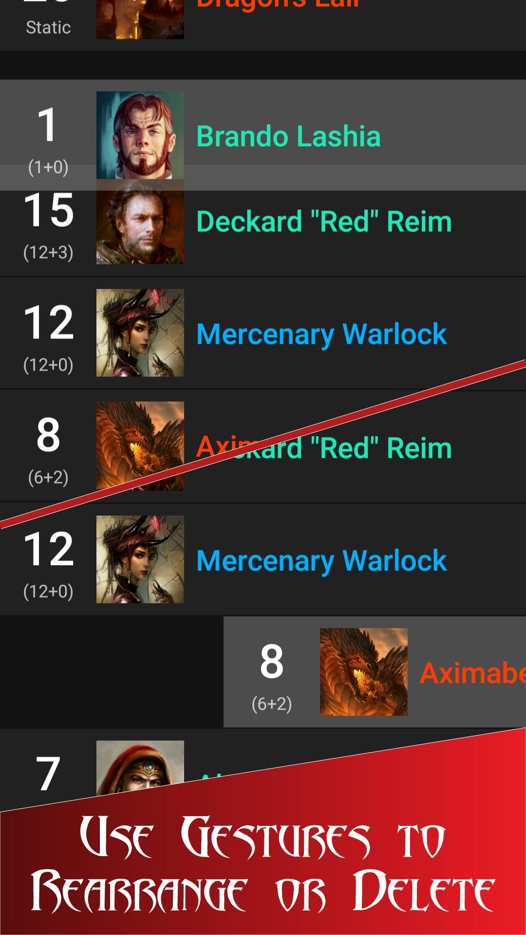 Initiative Tracker for D&D