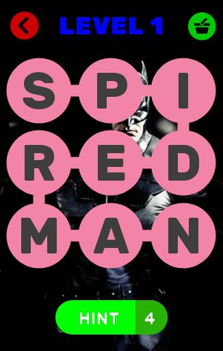 Find Words: Marvel And DC Heroes And Villains