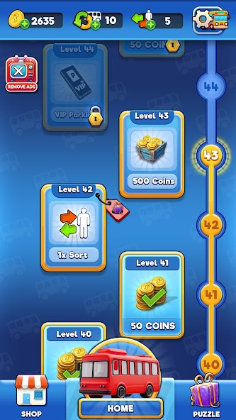 Bus Escape: Car Traffic Puzzle