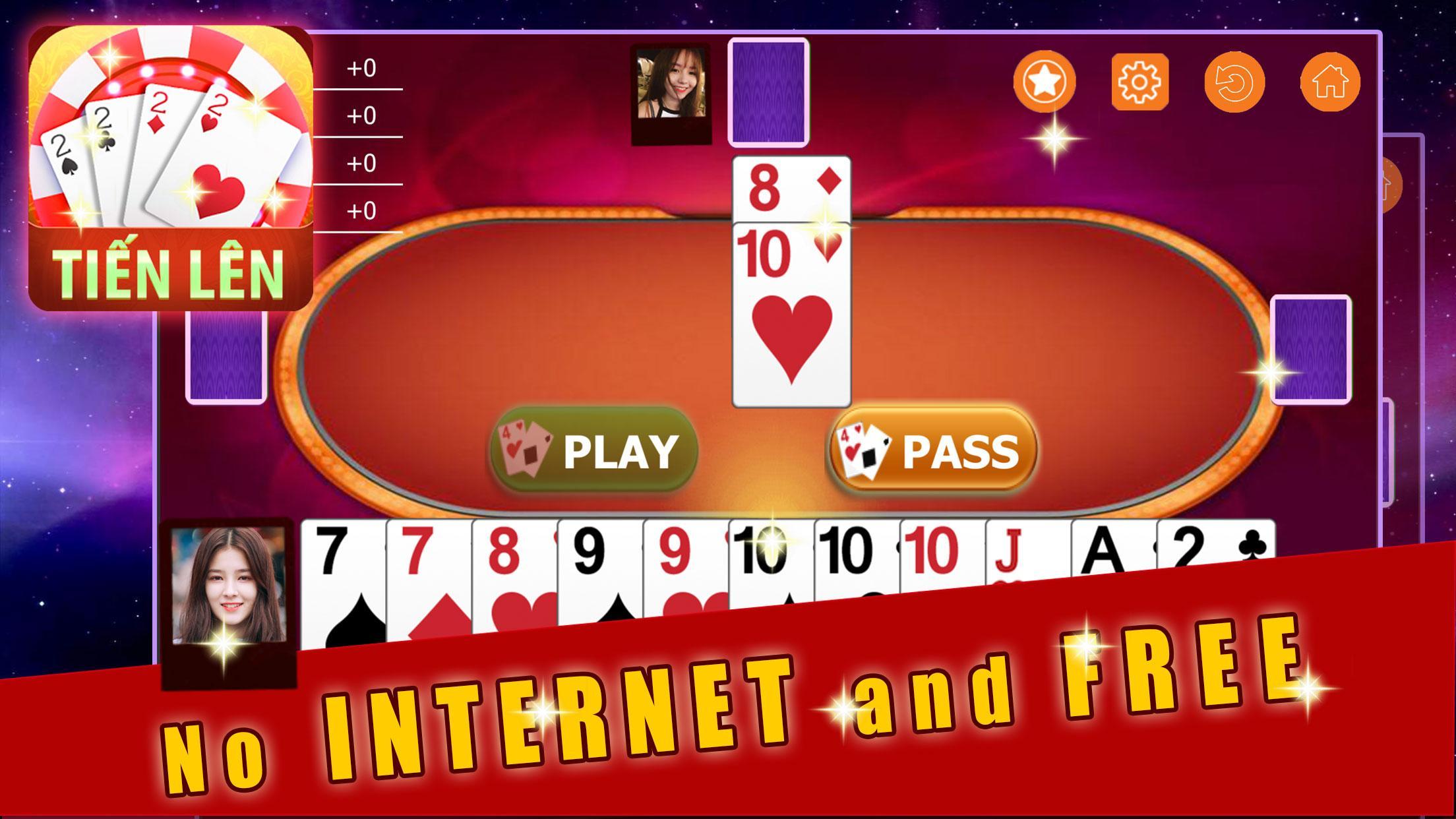 Tien Len Mien Nam Offline 2018 - Thirteen