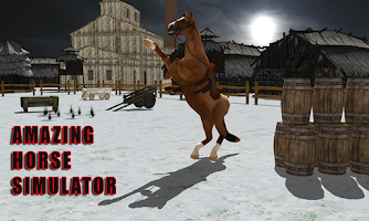 Snow Horse Jump Simulator