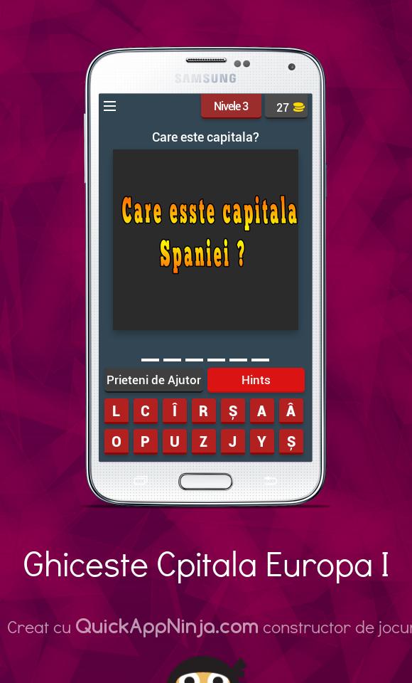 Ghiceste Capitala Europa I