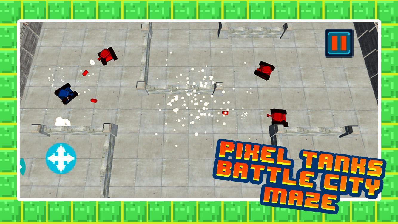 Pixel Tanks - Battle City Maze
