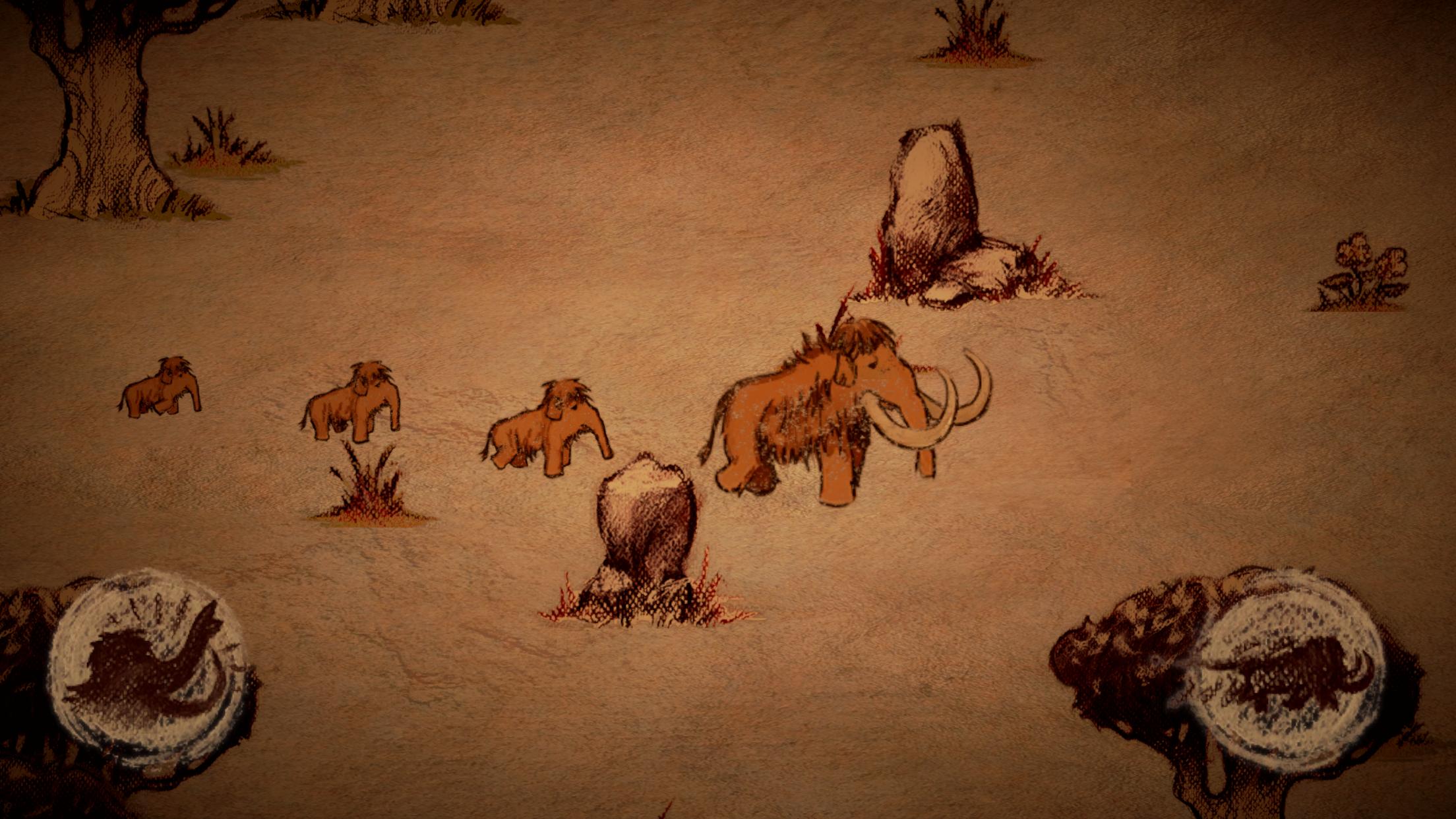 The Mammoth: A Cave Painting