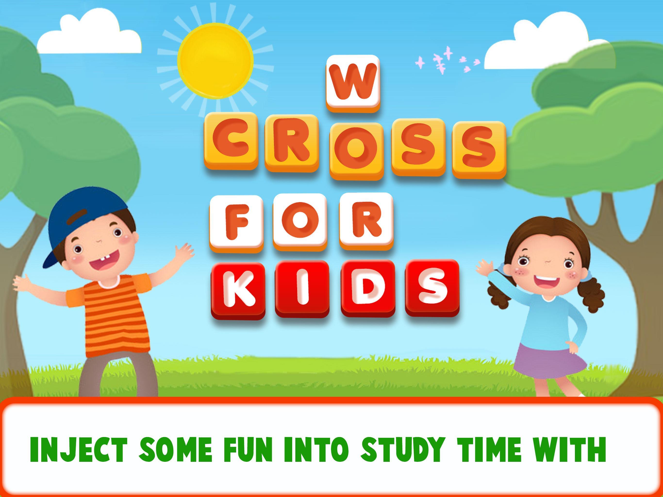 Kids Crossword - Word Games