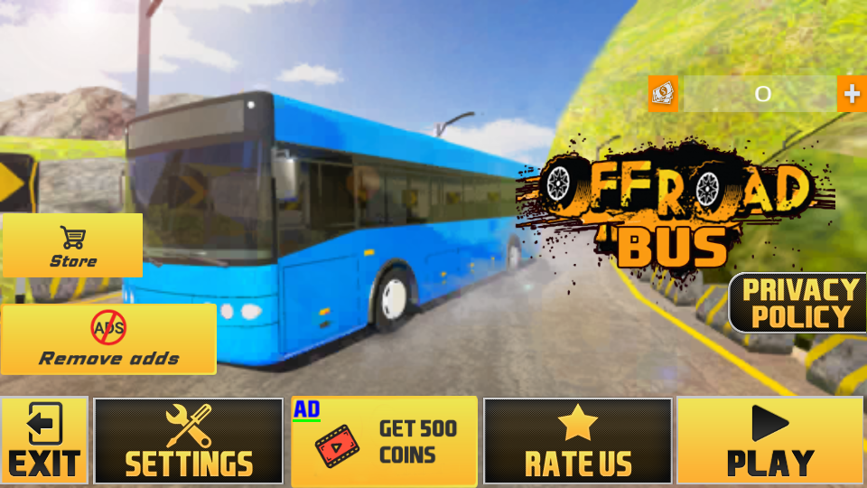 Mountain Road Bus Diving Game