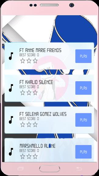 Marshmello piano Tiles game