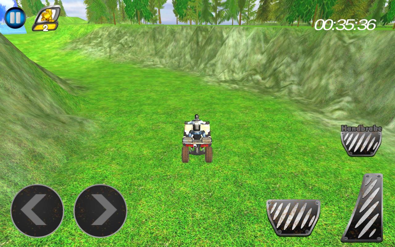 ATV Quad Woods Stunt Driver