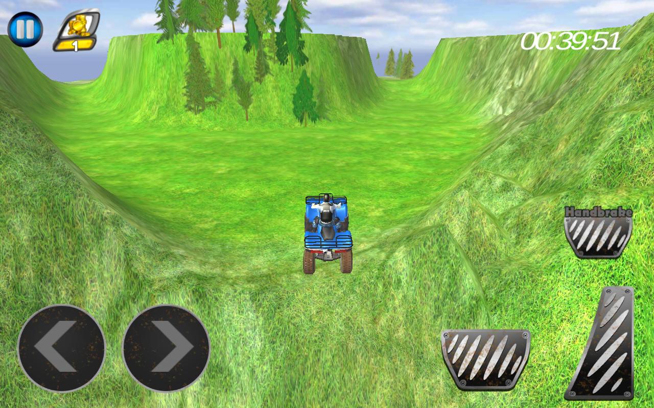 ATV Quad Woods Stunt Driver