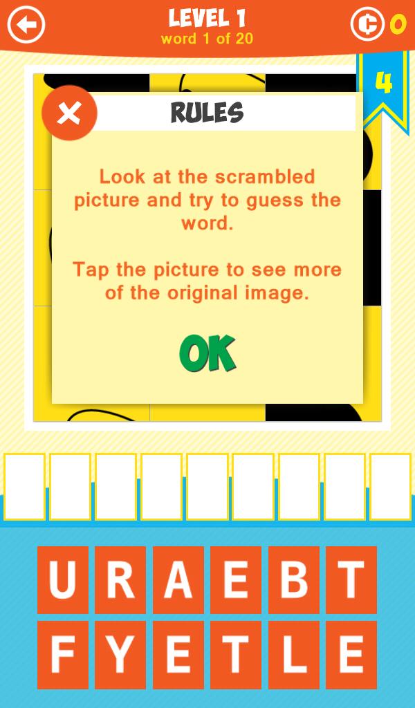 1 Pic 1 Word: Shadow Game